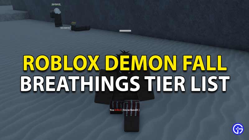 Roblox Demonfall Breathing tier list